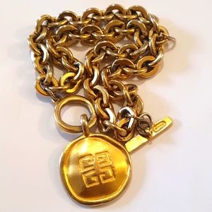 Auth Givenchy Link Bracelet.